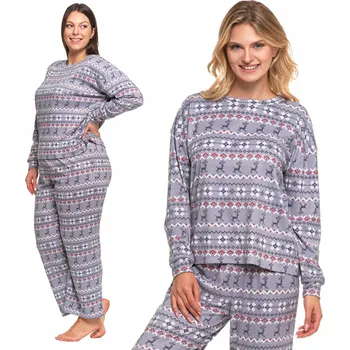 Dámské pyžamo Moraj dámské pyžamo polyester šedé, velikost M