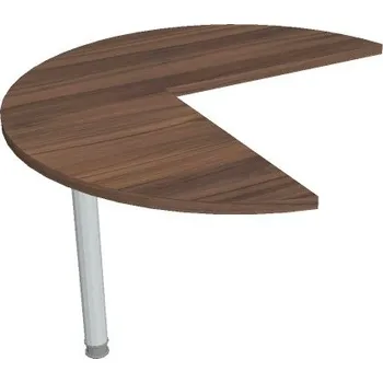 Psací stůl Stůl jednací levý - CP 21 L - OŘECH , ŠEDÁ Ral 9006