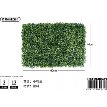 umělá květina Umělá Tráva 40x60cm Dekorativní Zelená