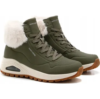 Dámské tenisky Dámské kotníkové boty Skechers Uno Rugged - Fall Air 167274-OLV vel. 38