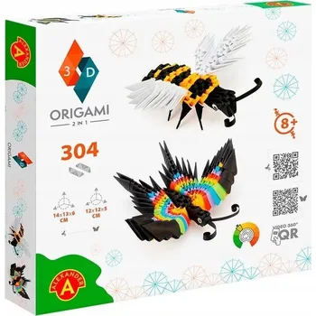 kreativní sada Origami 3D Alexander Motýl a včela EXP2566 310 ks