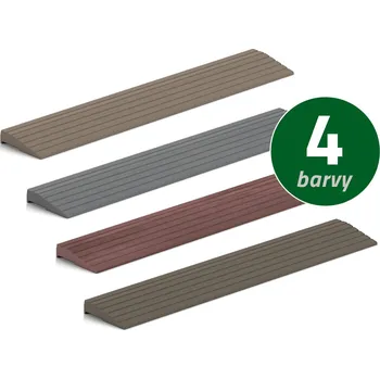 Podlahový nájezd Mosolut Hestra DECK 45 Barva: Světlejší hnědá