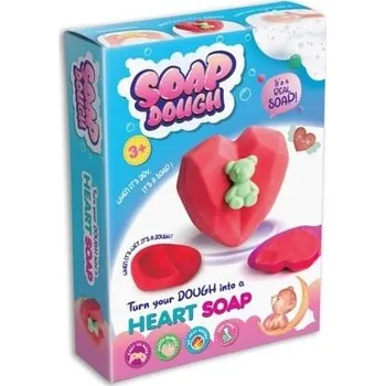 kreativní sada PAULINDA sada na výrobu mýdla Srdce s medvídkem