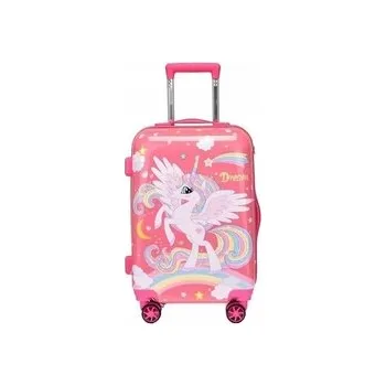 JEDNOROŽEC DĚTSKÝ KUFR KABINOVÝ CESTOVNÍ PRO DĚTI UNICORN NA KÓD