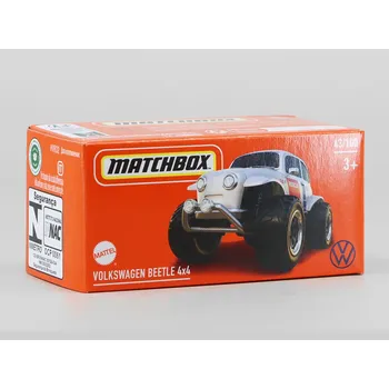 autíčko Volkswagen Beetle 4x4 Beach Patrol 1:64 - MATCHBOX VW Beetle 4x4 Plážová Hlídka - model auta 1/64