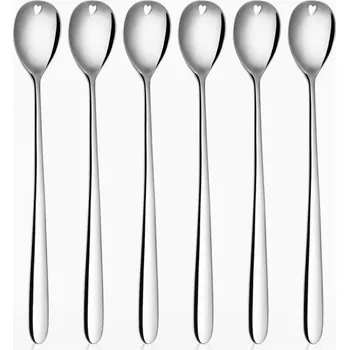 Příbor Latte lžičky se srdíčkem 6 ks set - Love Cutlery