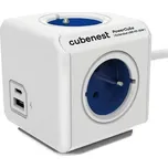 Cubenest PowerCube Extended USB A+C PD 20 W 1,5 m modrá