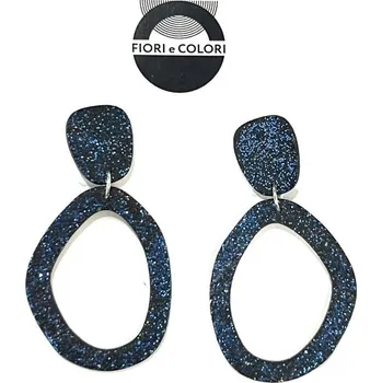 Náušnice Puzety blue circles - Fiori e Colori