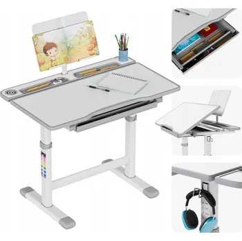 Psací stůl Psací stůl Markadler Study 66 x 50 x 104 cm, odstíny šedé