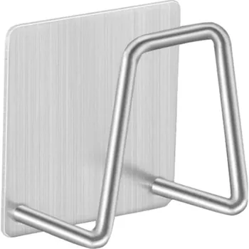 Věšák Ocelový držák, háček, věšák, organizér na houbičku do dřezu na zeď