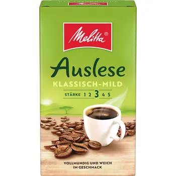 Káva Melitta Auslese Klassisch Jemná mletá káva 500g z Německa