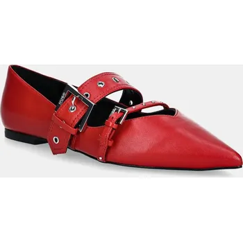 Dámská obuv Kožené baleríny HUGO Maridia 50536400.610 červená 33X, EUR 39