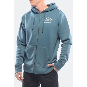 Fasthouse Cobalt Hooded Zip-Up Vintage Blue Velikost: M 125010-30-09