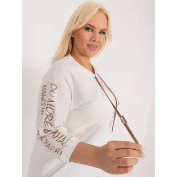 Dámská košile Halenka RV BZ 9450.36 bílo-hnědá jedna velikost