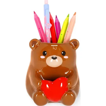 Penál Legami Ceramic Pen Holder - Desk Friends - Teddy Bear