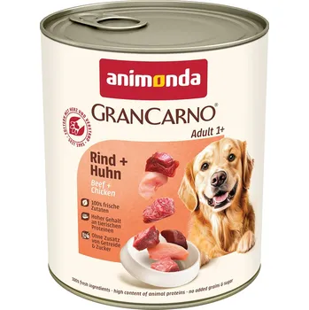 Krmivo pro psa animonda GranCarno Adult hovězí a drůbež 6 × 800 g