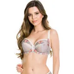 MĚKKÁ PODPRSENKA IDA 19159 šedá a bílá 65F