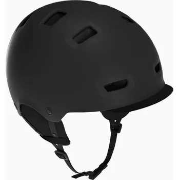 Cyklistická přilba BTWIN Helma na městskou cyklistiku BOL 500 S ČERNÁ