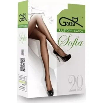 Dámské punčochy Dámské punčochové kalhoty Gatta Sofia Elastil 20 den 2-S fumo/odc.šedá 2-S