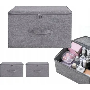 Úložný box Organizér 40 x 30 x 21 cm s víkem, krabička do kancelářského domu