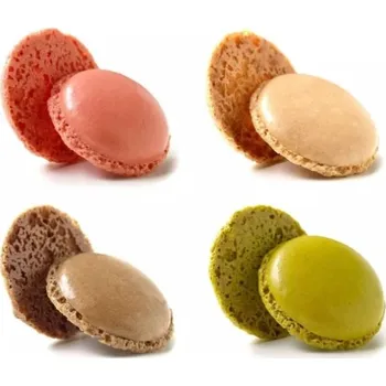 Trvanlivě pečivo Makronky Pidy Chewy Macarons – Mix 4 příchutí (Ø 3,5 cm) – 180 ks