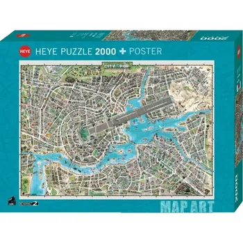 Puzzle Heye Město popu 2000 dílků