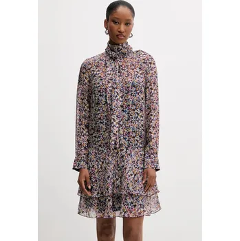 Dámské šaty Šaty s hedvábím Liu Jo MF5001.T2559 fialová 94X, vel. 38