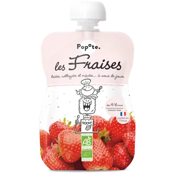 POPOTE kapsička BIO jahoda 120 g