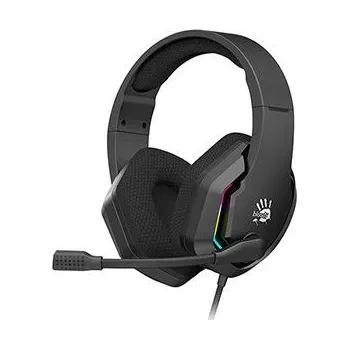 Sluchátka A4Tech Bloody G260, sluchátka s mikrofonem, ovládání hlasitosti, černá, herní sluchátka, U (G260-BK)