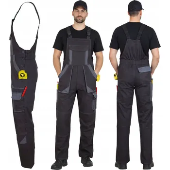 Pracovní obuv Pracovní kalhoty s laclem pánské 100% Bavlna ochranné Pohodlné BOZP vel. 44