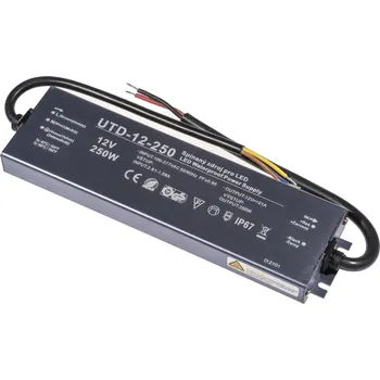 Příslušenství pro LED osvětlení LED zdroj 12V 250W UTD-12-250 Záruka 5 let