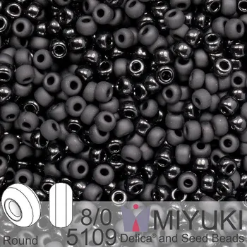 Dětské navlékací korálky Korálky Miyuki Round 8/0. Barva 5109 Mix Dark mistery. Balení 5g