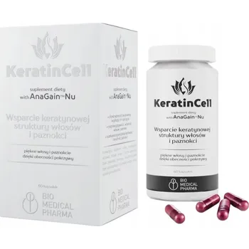 Doplněk stravy Bio Medical Pharma KeratinCell biotin kapsle 60 ks