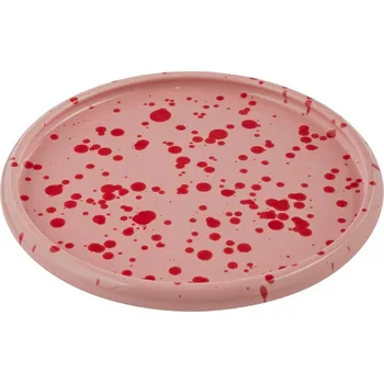 Talíř Butlers BOOGY SPLASH Snídaňový talíř 21 cm - červená/růžová
