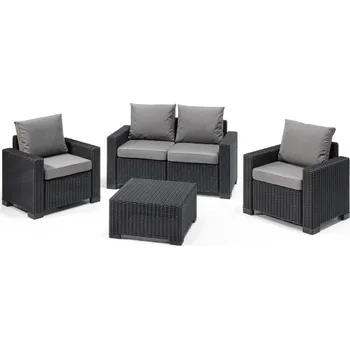 Zahradní sestava Zahradní set Keter California 2+2+1 grafitový