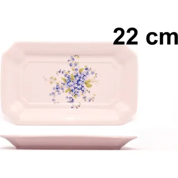 Manufaktura Chodov Podnos čtyřhranný 22cm pomněnky