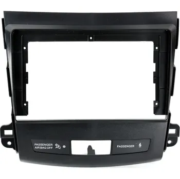 Auto Hi-Fi Rámeček s napájecím kabelem pro 9" autorádio pro Mitsubishi Outlander 2, Peugeot 4007, Citroen C-Crosser Varianta: B - S RockFord CHRKXMSBLD92B