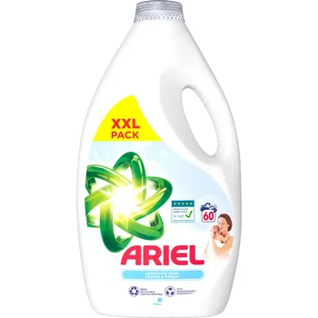 Prací gel Ariel Sensitive prací gel pro citlivou pokožku 60 praní / 3 L