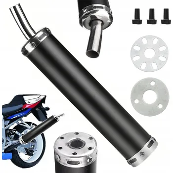 Výfuk pro motocykl TLUMIČ VÝFUKU MOTOCYKL SKÚTR 6*28 CM UNIVERZÁLNÍ KONCOVKA VÝFUKU 20MM