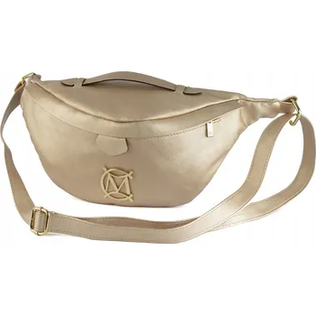 Kabelka Massimo Contti kabelka, typ kabelka přes rameno, z eko kůže, zlatá