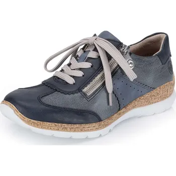 Dámské polobotky Dámské polobotky RIEKER N4221-14 modrá S6 36