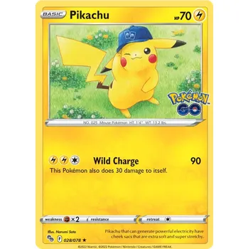 Karetní hra Pokémon TCG Pikachu 028/078 - Holo - Promo