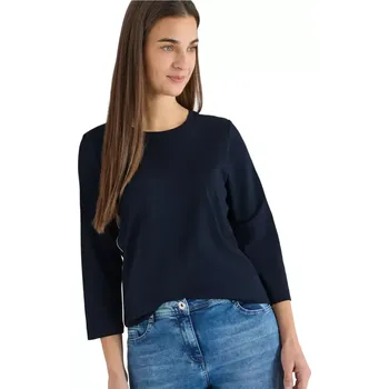 Dámské tričko Dámské tričko s 3/4 rukávem Cecil 324667 blue velikost XS