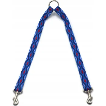 Vodítko pro psa Vodítko pro 2 psy, rozbočovač vodítka pro psy, dvojité vodítko 20mm/40cm