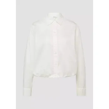 Dámská košile s.Oliver košile s dlouhým rukávem bílá Velikost: 40