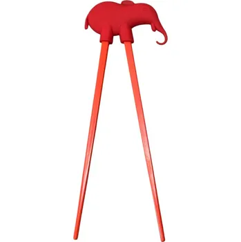 Jídelní hůlka Fuzhou Westhonest Dětské jídelní hůlky Elephant Barva: červená