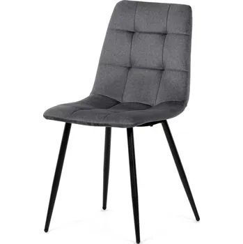Jídelní židle Autronic Jídelní židle, šedá, sametová látka, DCL-X7015 GREY2