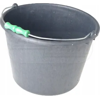 kbelík Plastový kbelík 20 l. ČERNÝ, 20 L. CZARNE