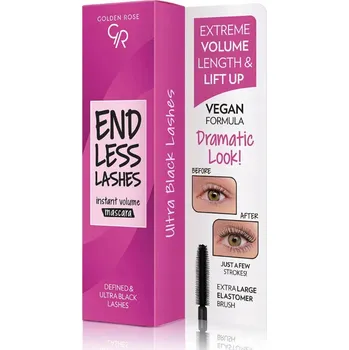 Řasenka Řasenka Golden Rose Endless Lashes 01 Black 13ml