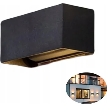 Venkovní osvětlení Venkovní LED nástěnné svítidlo moderní zahradní fasádní 24W, 3000 K